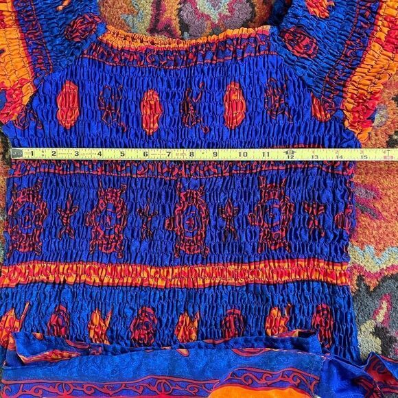 ☀️🐢⭐️ 2 piece beach wear wrap skirt/smock top osfm 🌺 - Picture 6 of 13